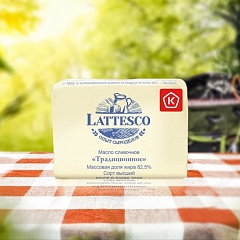 Масло сливочное "Традиционное" Lattesco 82,5%